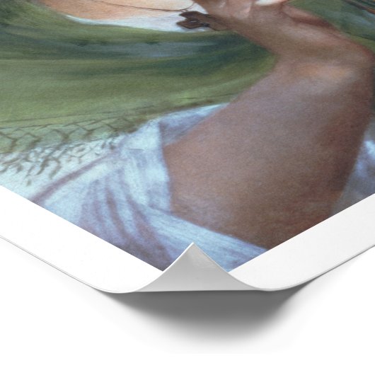 T31601 Lady with Lyre (panel) ポスター (角)