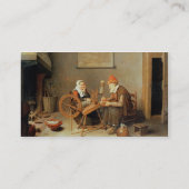 T31883回転の老女を持つインテリア 名刺 (裏面)