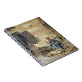 T32410花の販売人1891年(パネル) ノートブック (右側)