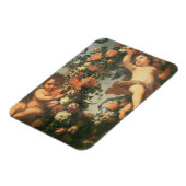 T32714フラワーガーランドを支える2つのパッティ マグネット (左側)