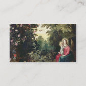 T32789景色(パネルのマドンナそして子供 名刺 (裏面)