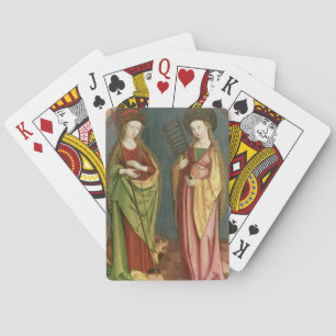 T32982 St. Margaret of Antioch and St. Faux, C.15 トランプ