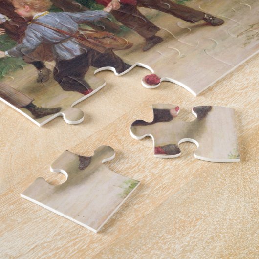 T33268盲人のもみ革91316me; 子供; 遊ぶこと ジグソーパズル (側面)