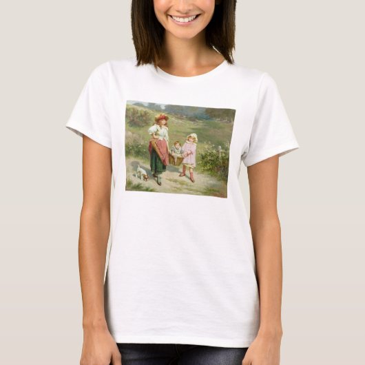 T33572市場には、脂肪買豚に Tシャツ (正面)