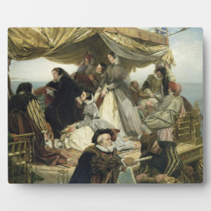 T33653 Mary Stuart's Farewell to France, 1862 フォトプラーク