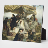 T33653 Mary Stuart's Farewell to France, 1862 フォトプラーク (側面)