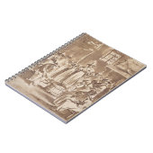 T34029クエーカー教徒の祈祷会(紙のペン及びインク ノートブック (左側)