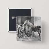 T34894英国の蹄鉄工1822年(litho) 缶バッジ (正面&裏面)