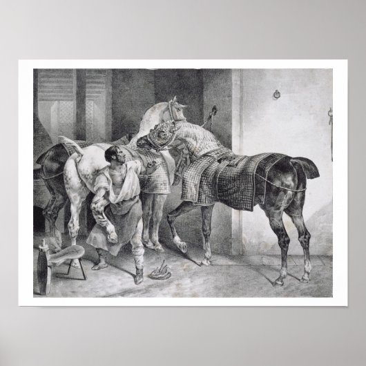 T34894 The English Farrier, 1822 (lithoo) ポスター (正面)