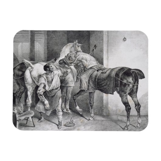 T34894 The English Farrier, 1822 (lithoo) マグネット (横)