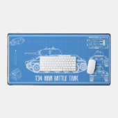 t34 デスクマット (キーボード&マウス)