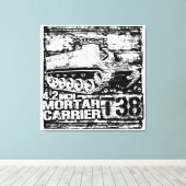 T38 4.2インチモルタルキャリア キャンバスプリント (インサイチュ (ウッドフロア))