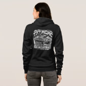 T77 MGMCフード付きスウェットシャツTシャツ パーカ (裏面フル)