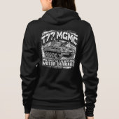 T77 MGMCフード付きスウェットシャツTシャツ パーカ (裏面)
