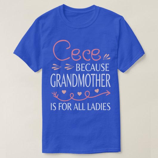 T7TeeハッピーマザーデイCece Tシャツ (デザイン正面)