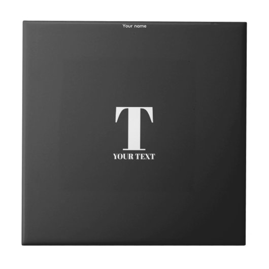 T-あなたの名前 オリジナル タイル (正面)