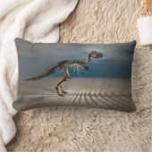 T.のレックスの恐竜の骨組枕 ランバークッション (ブランケット)