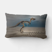 T.のレックスの恐竜の骨組枕 ランバークッション (裏面)