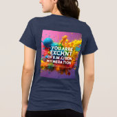 T.シャツが私の薬の限界を超えている トライブレンドＴシャツ (裏面)