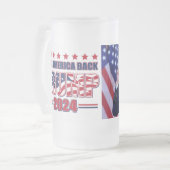 T フロストグラスビールジョッキ (正面左)