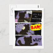 T.ベア自殺はがき ポストカード (正面/裏面)