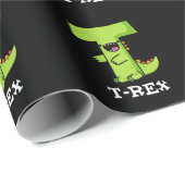 T-レックスおもしろいアルファベット恐竜プンダークBG ラッピングペーパー (ロールコーナー)
