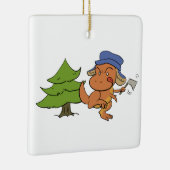 T.レックスのクリスマスツリーのショッピングのオーナメント セラミックオーナメント (右)