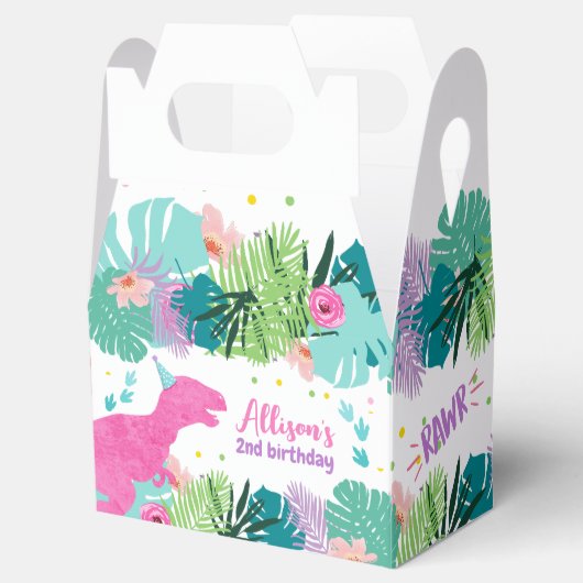 T-レックスピンクディノヒンドゥーナスデノプレヒストリック誕生日 フェイバーボックス (オープン)