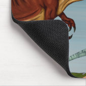 T-レックス及びヴェロキラプトル マウスパッド (コーナー)