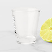 T.レックス恐竜スカル海賊旗 ショットグラス (右)