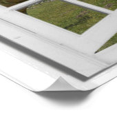 T-レックス恐竜フェイクの窓ビュー ポスター (角)