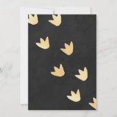 T-レックス誕生日招待状 招待状 (裏面)