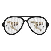 T-レックス,_おもしろい_パーティー_サングラス アビエーターサングラス (正面)