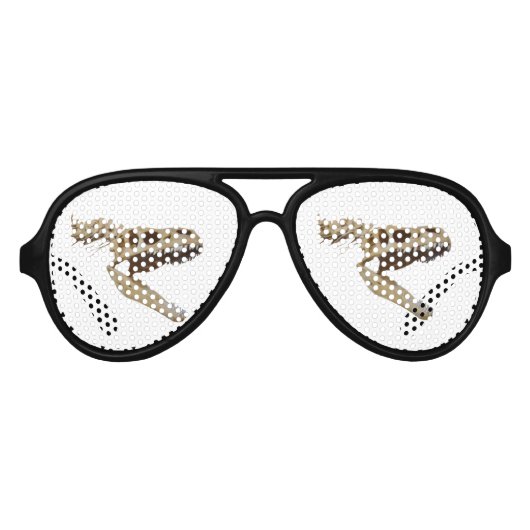 T-レックス,_おもしろい_パーティー_サングラス アビエーターサングラス (正面)