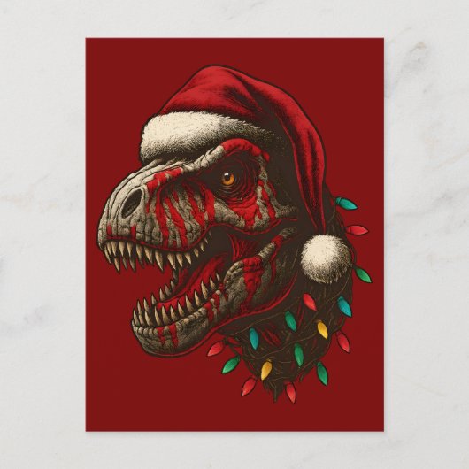 T-レックス サンタ 恐竜 クリスマス (正面)