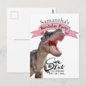 T・レックス、ハッピーバースデーガール ポストカード (正面/裏面)