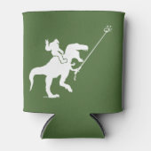 T-レックス&ビグフット自撮り 缶クーラー (正面)