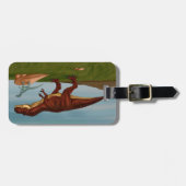 T-レックス・ヴェロキラプタ ラゲッジタグ (正面横)