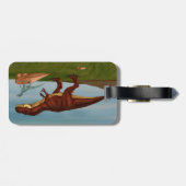 T-レックス・ヴェロキラプタ ラゲッジタグ (裏面横)