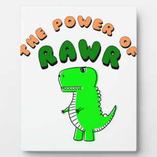 T-レックスRawrのパワー フォトプラーク