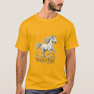 T-ワイルドハート乗馬 Tシャツ