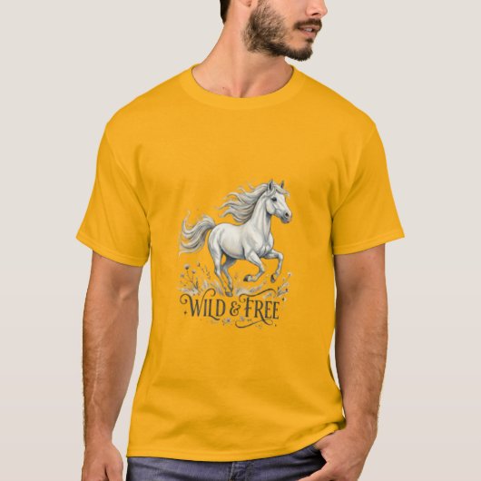 T-ワイルドハート乗馬 Tシャツ (正面)