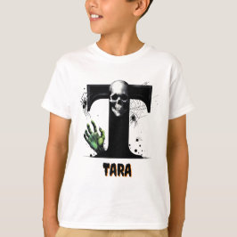 T 初期のトリック オア トリート かわいいハロウィン Tシャツ