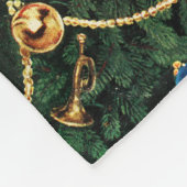 T.木をトッピングする フリースブランケット (角)