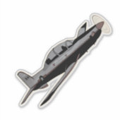 T-1テクサン飛行機 シール (正面)