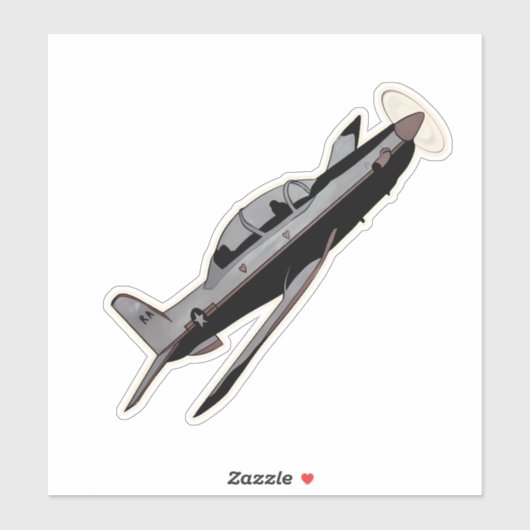T-1テクサン飛行機 シール (シート)