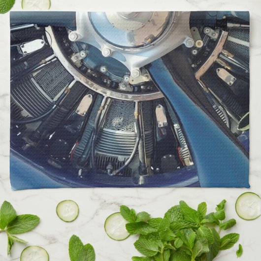 T-28トロイア キッチンタオル (折り畳み)