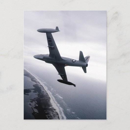 T-33射撃、 発砲星 ポストカード (正面)