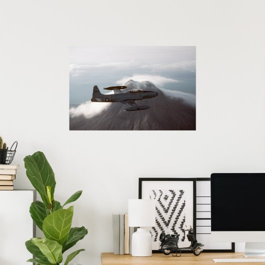 T-33 Shooting Star ポスター (ホームオフィス)