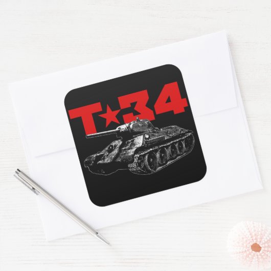 T-34 スクエアシール (封筒)